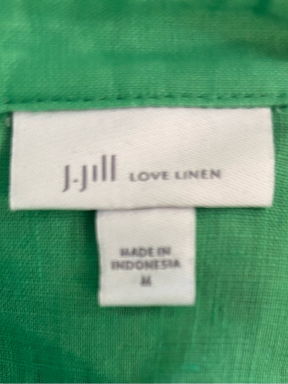 J. Jill Size M Linen Maxi Shirt Dress - Picture 5 of 5
